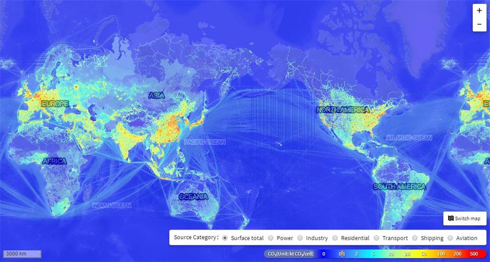 Global Carbon Grid Map and Data